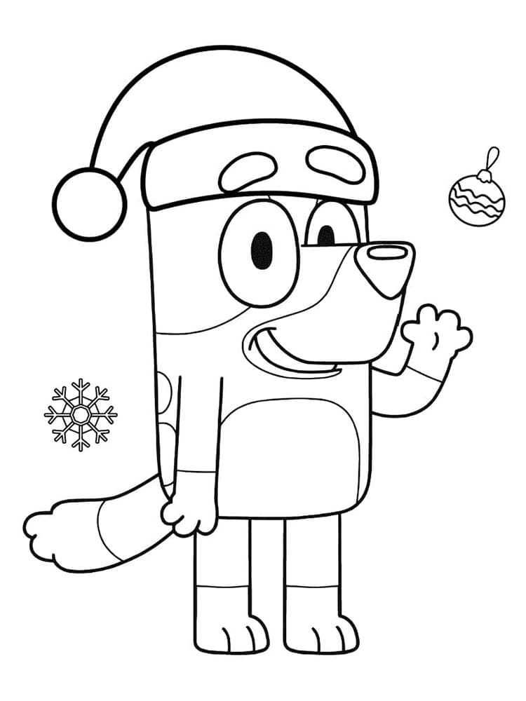 Bluey op kerst