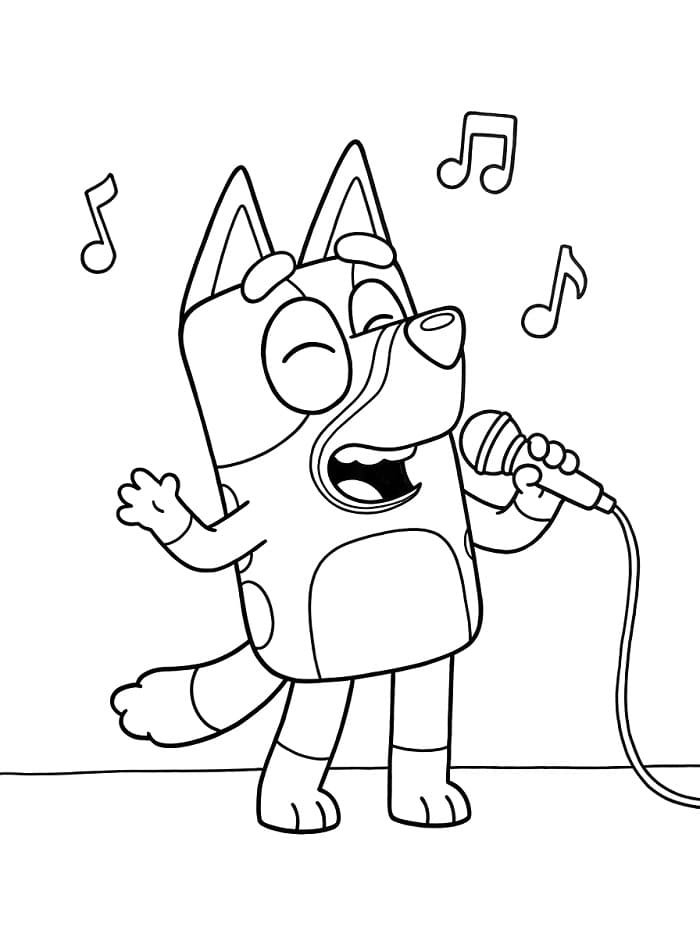 Bluey zingt