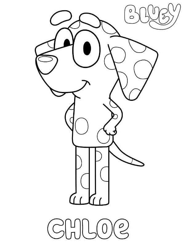 Chloe uit Bluey