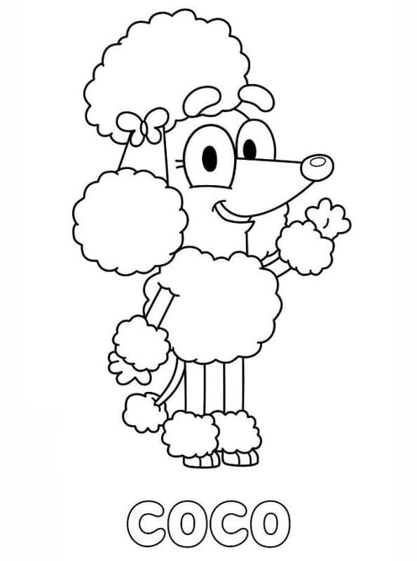 Coco uit Bluey