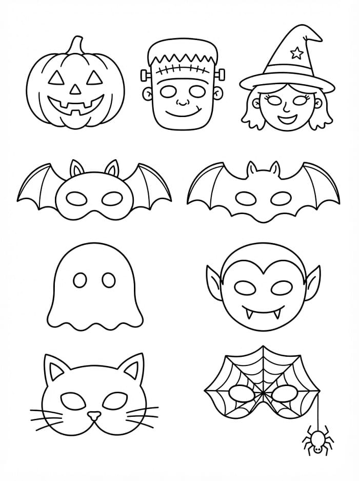 Coole halloweenmaskers