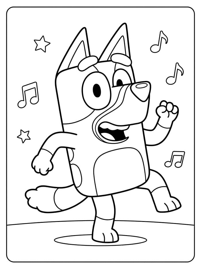 Dansende Bluey