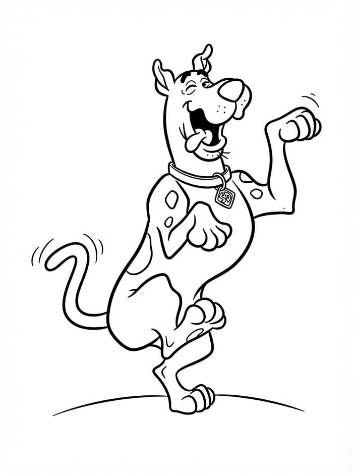 Dansende Scooby-Doo
