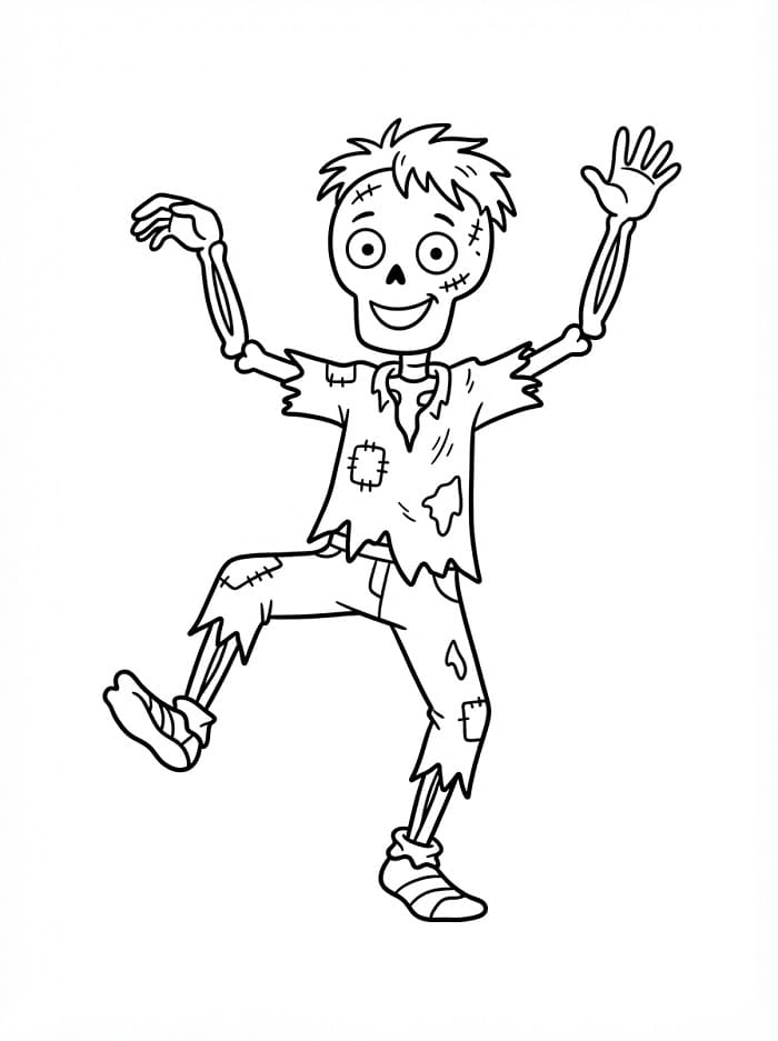 Dansende zombie