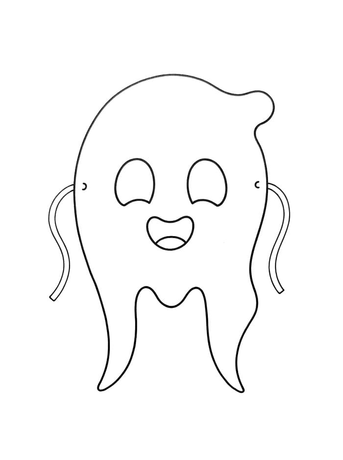 Eenvoudig spookmasker