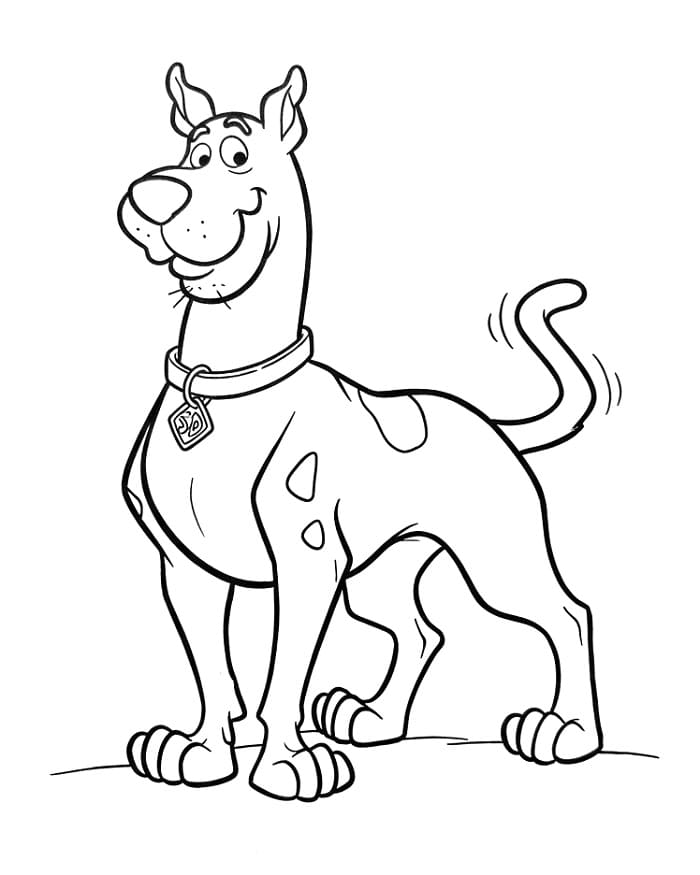 Eenvoudige Scooby-Doo