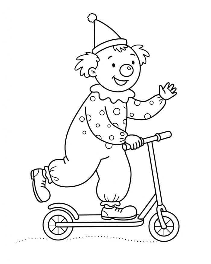 Eenvoudige clown