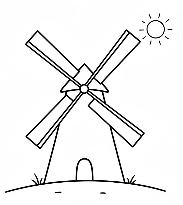 Eenvoudige molen