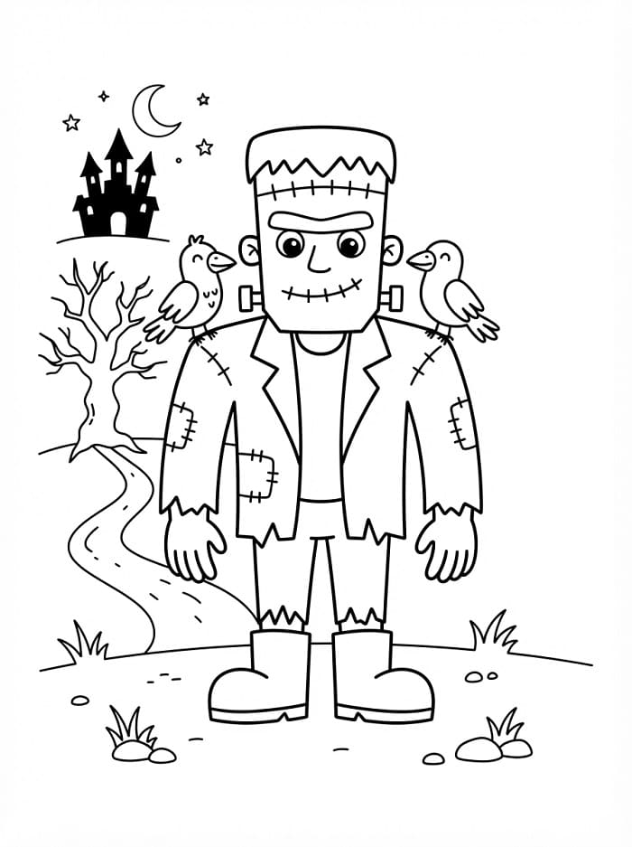 Frankenstein en kraai