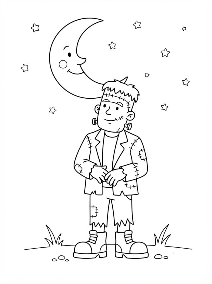 Frankenstein en maan