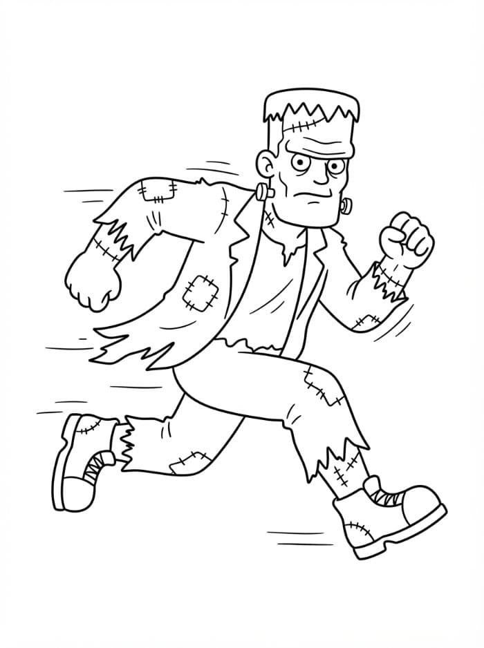 Frankenstein gratis te printen