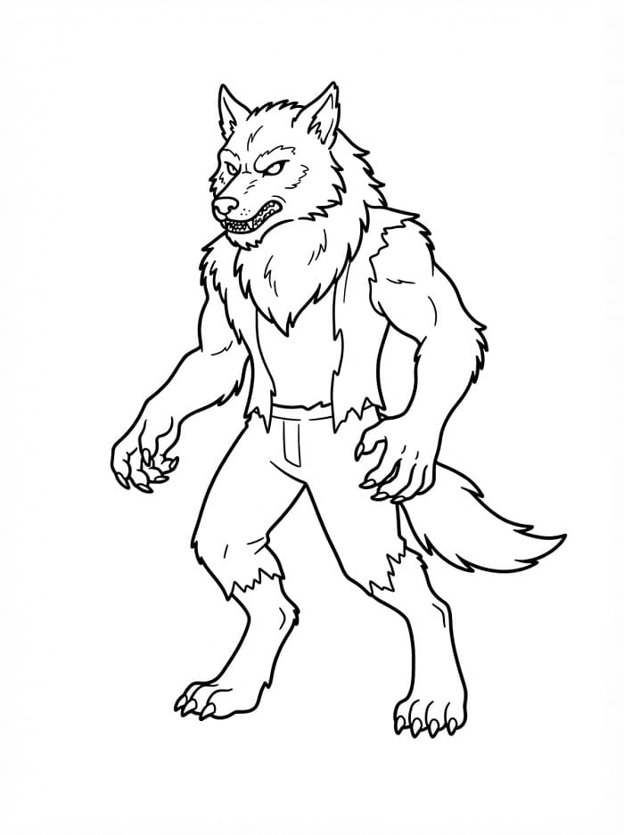 Geweldige weerwolf