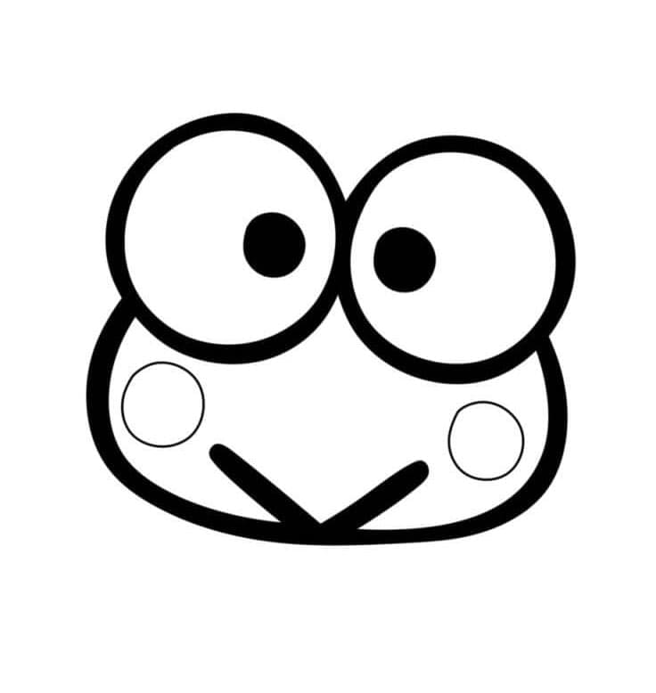 Gezicht van Keroppi