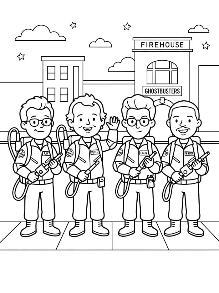 Ghostbusters gratis te printen