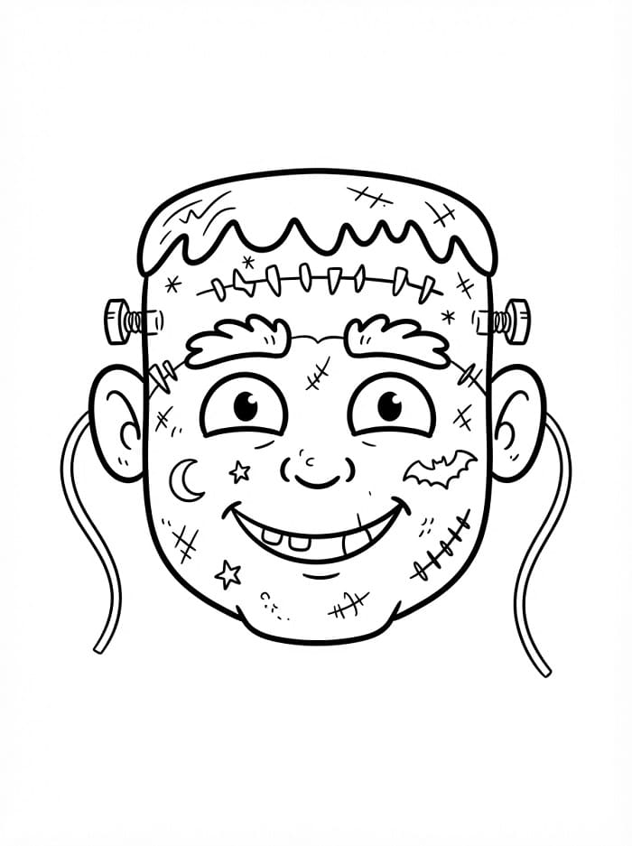 Grappig halloweenmasker