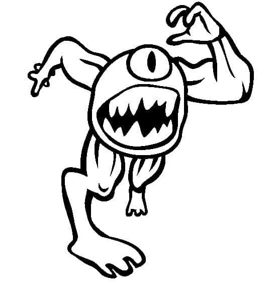 Grappig monster