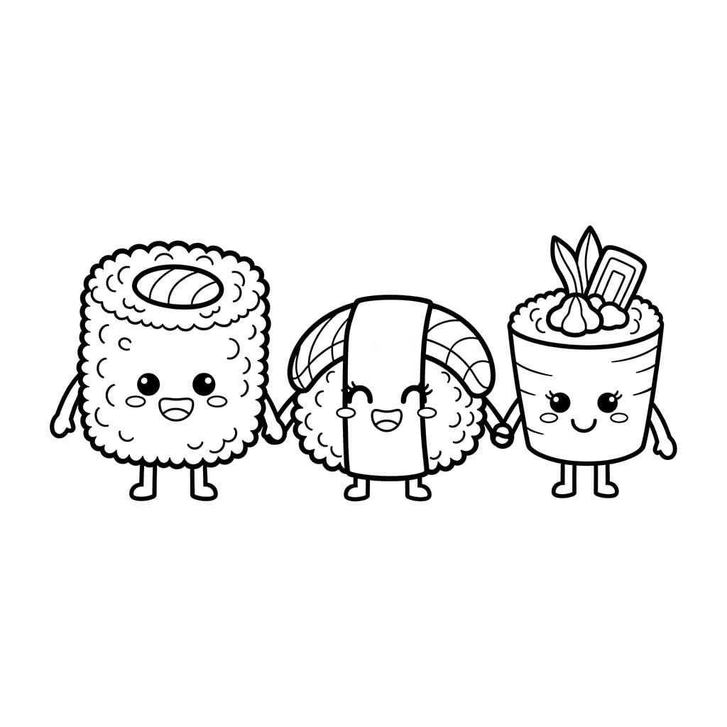 Grappige sushi