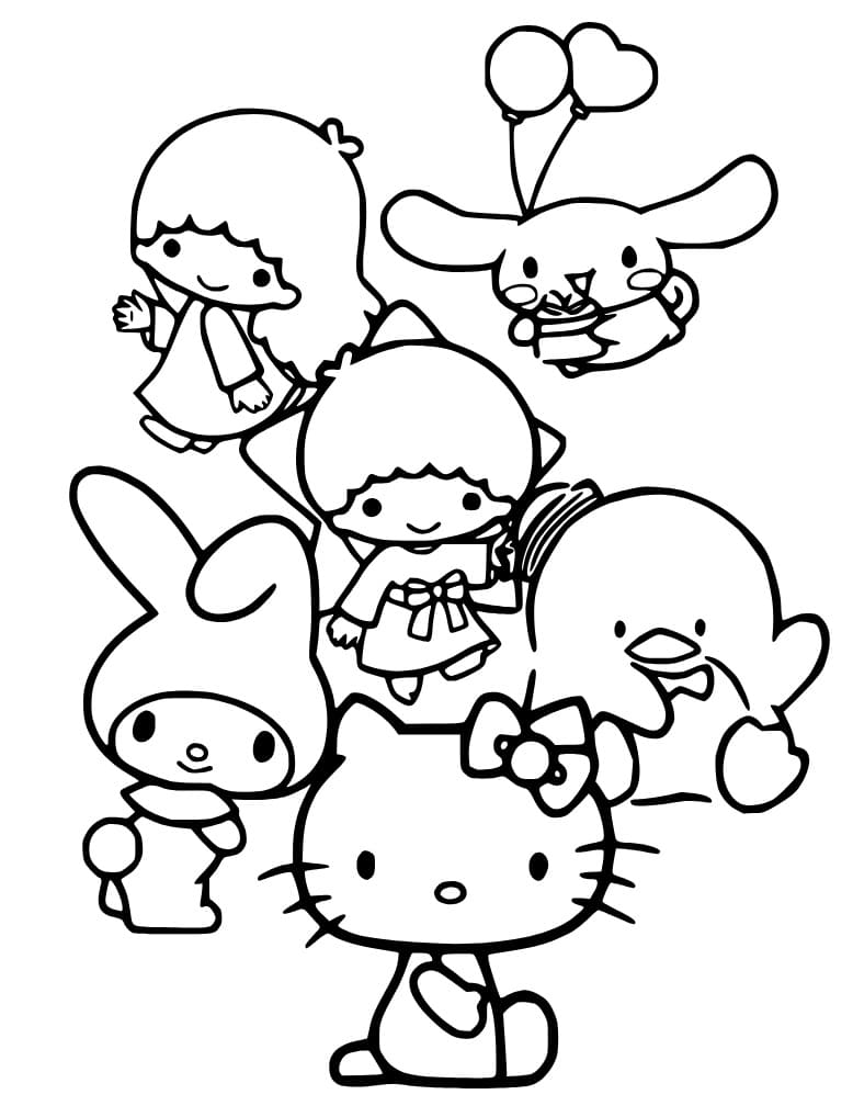 Gratis Sanrio om af te drukken