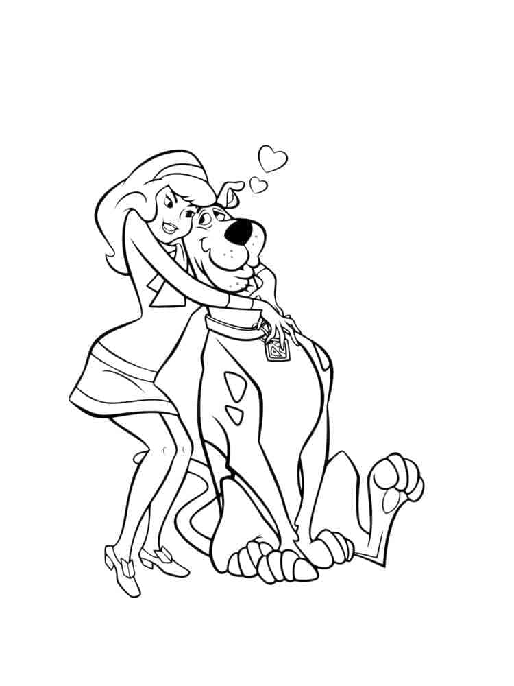 Gratis printbare Scooby-Doo