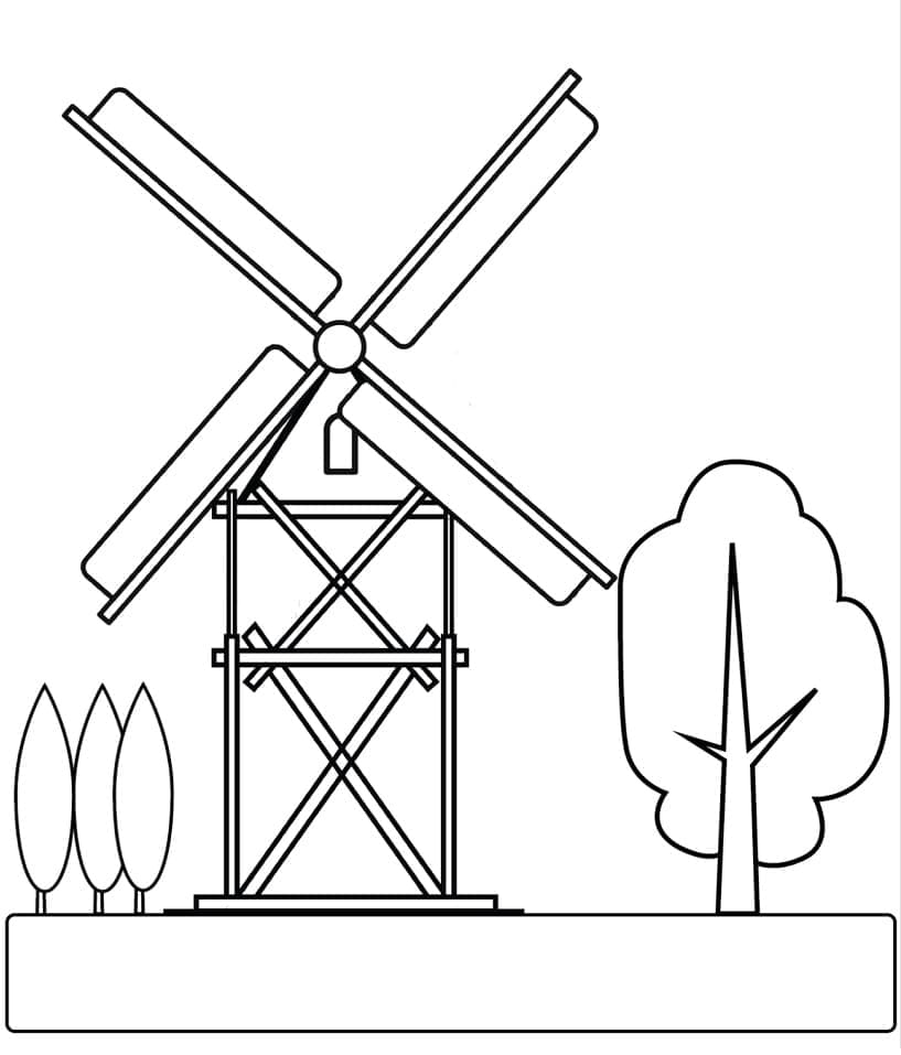 Gratis printbare molen
