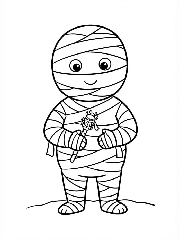 Gratis printbare mummie