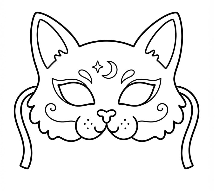 Halloween kattenmasker
