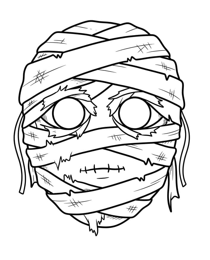 Halloween mummiemasker