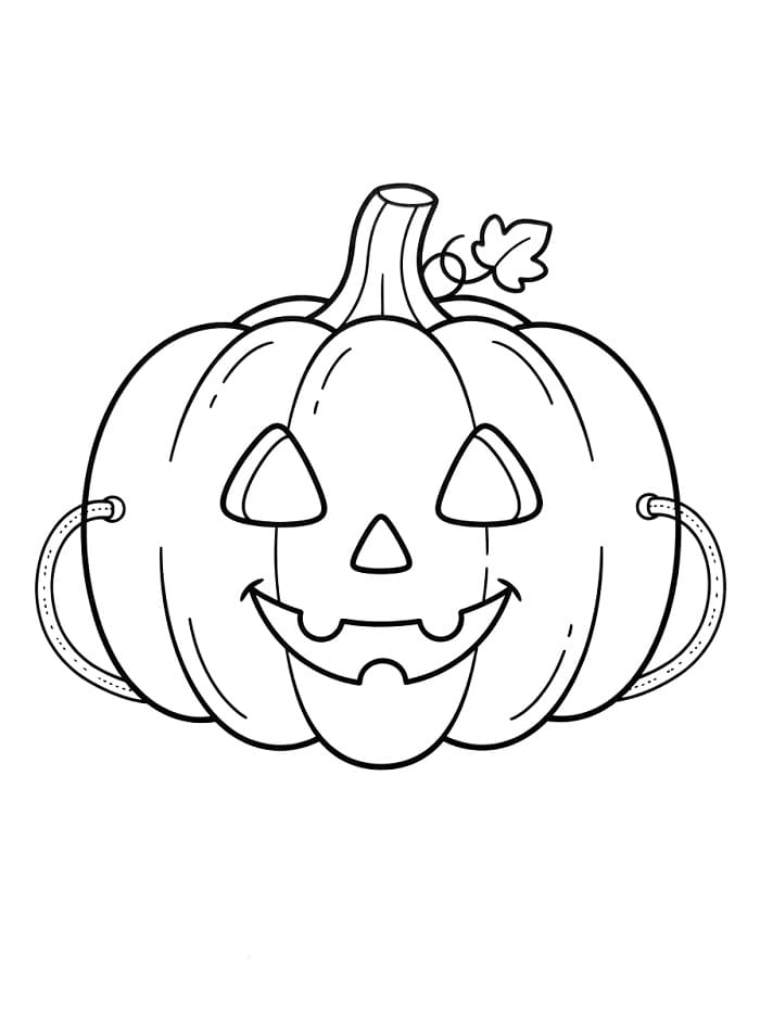 Halloween pompoenmasker