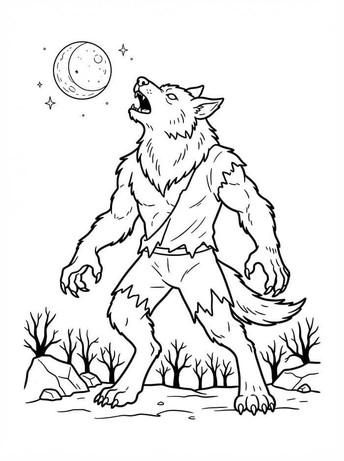 Halloween weerwolf