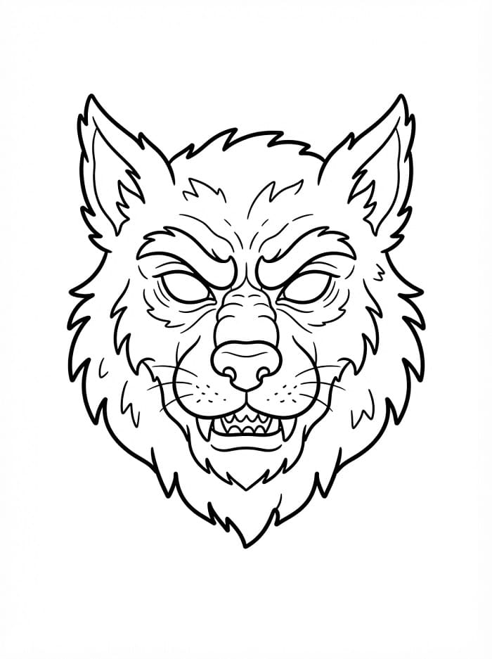 Halloween weerwolfmasker