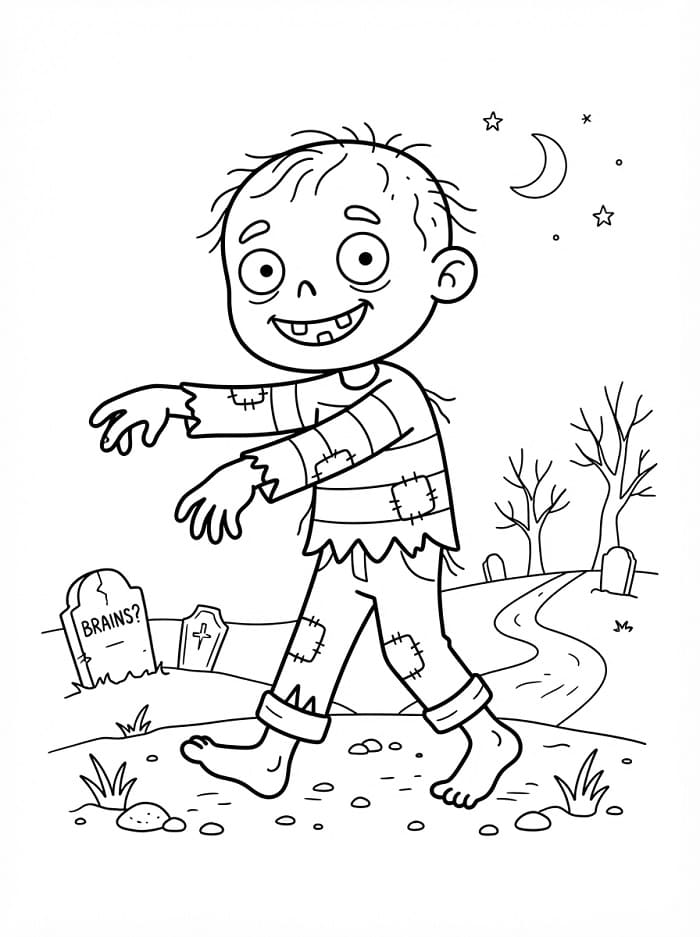 Halloween zombie