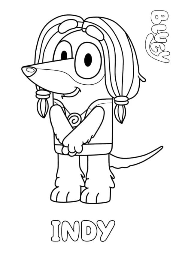 Indy uit Bluey
