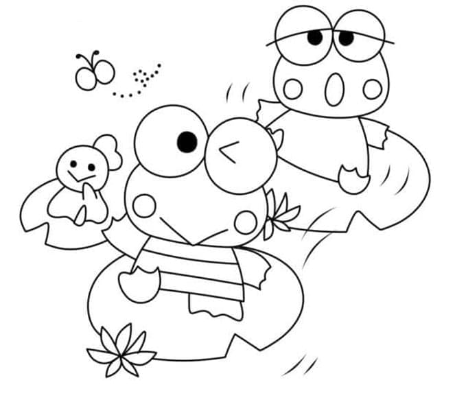 Keroppi en vriend