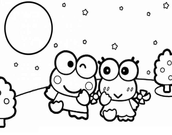 Keroppi gratis te printen