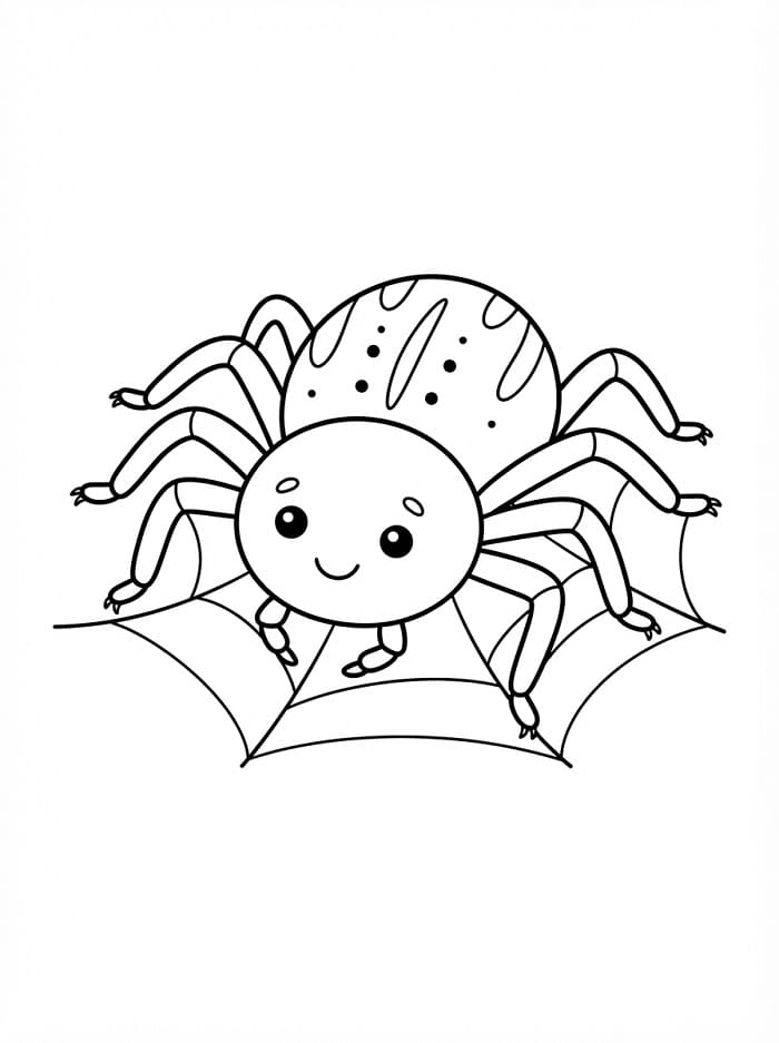 Kleine schattige spin
