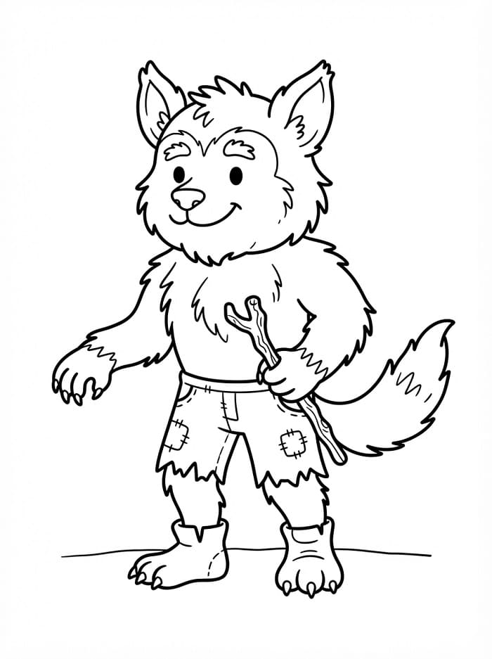 Kleine weerwolf