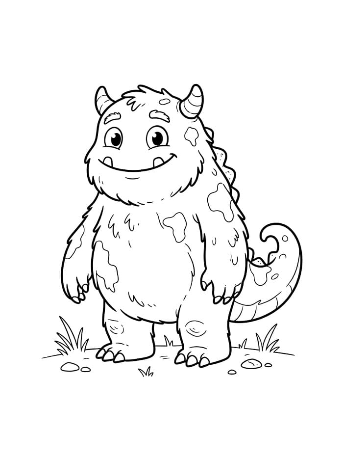 Lachend monster