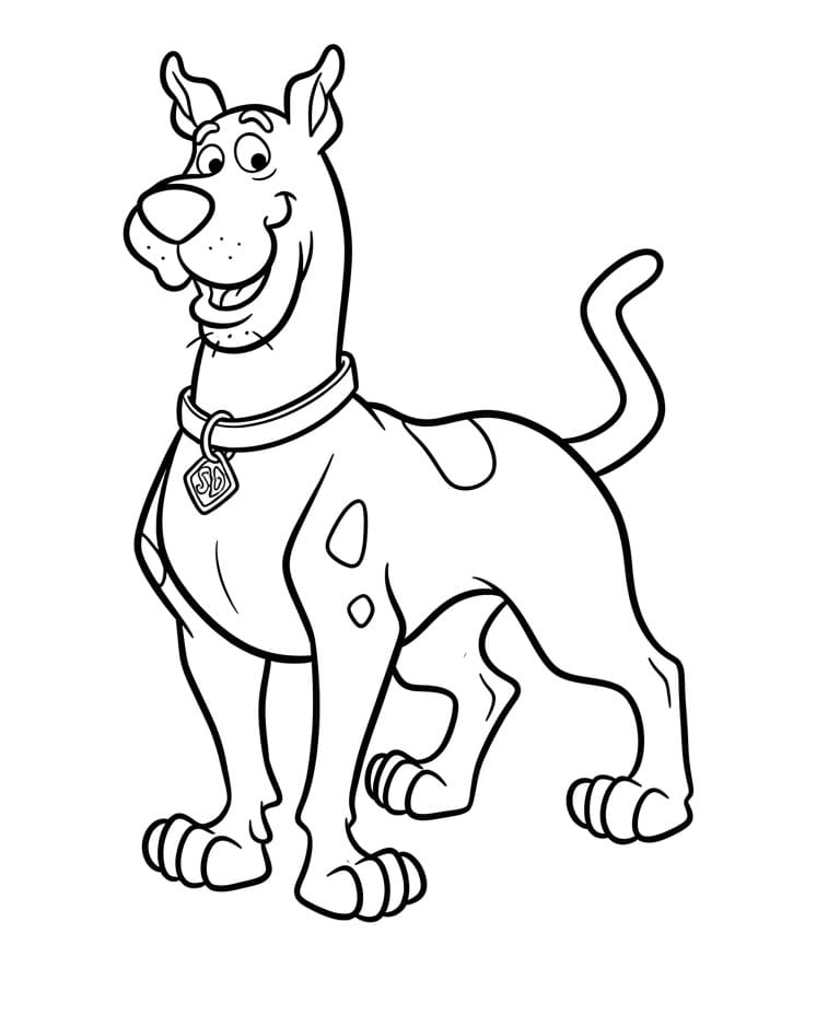 Lachende Scooby-Doo