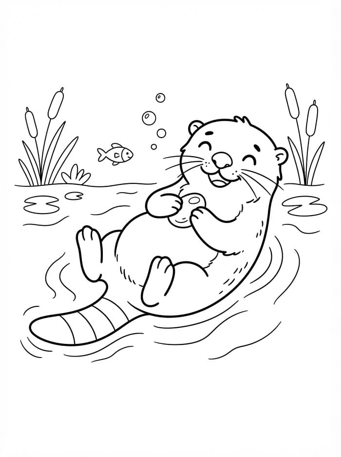 Lachende otter
