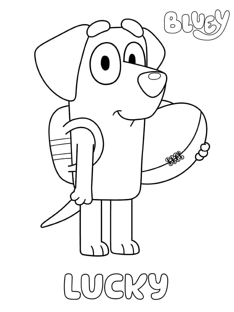 Lucky uit Bluey