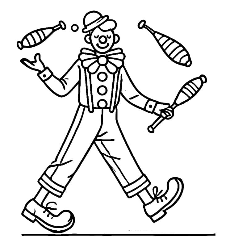 Mooie clown
