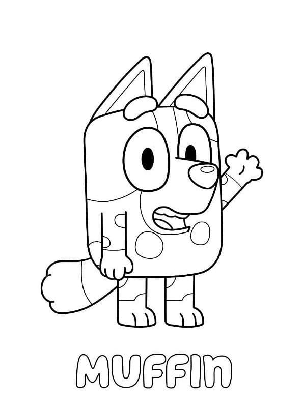 Muffin uit Bluey