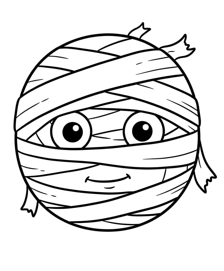 Mummie gezicht