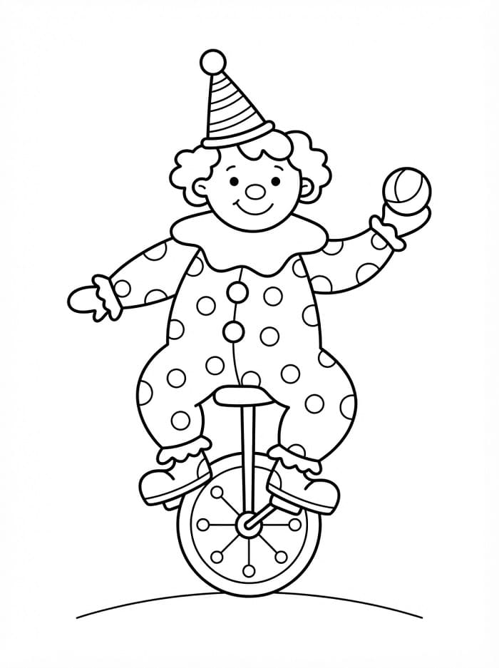 Plezierige clown