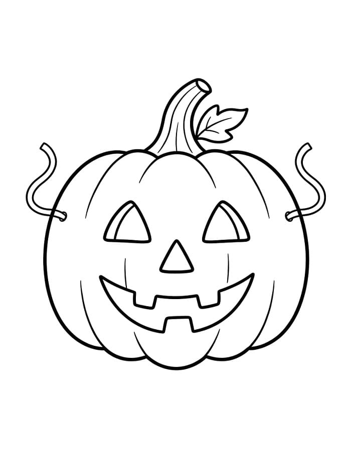 Pompoenmasker voor halloween