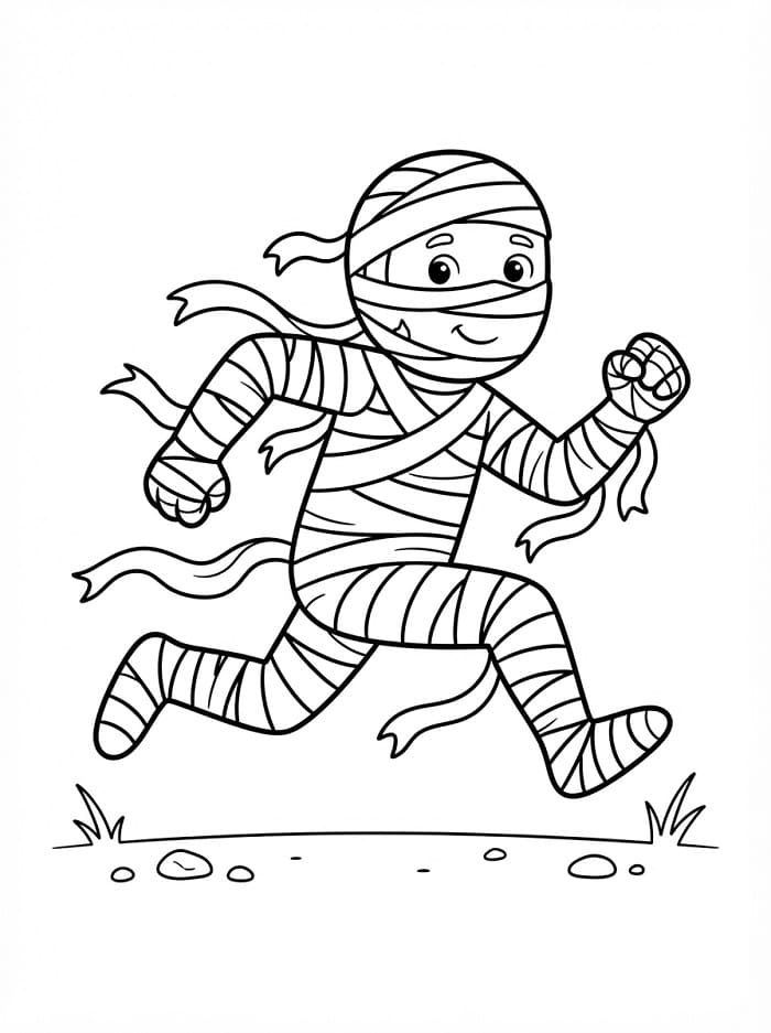 Rennende mummie