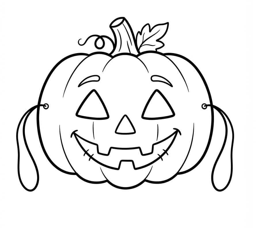 Schattig halloweenmasker