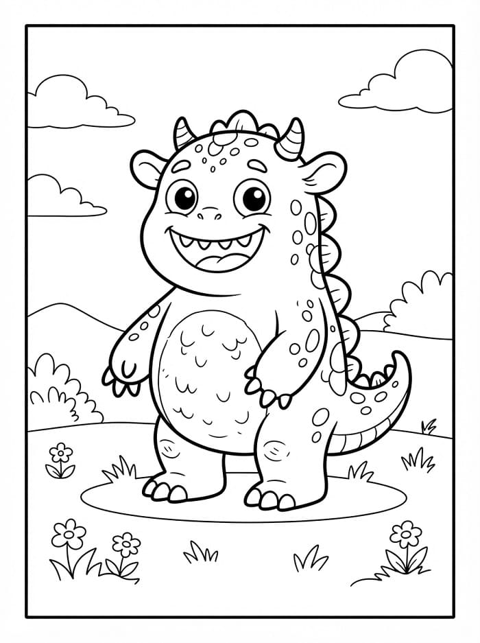 Schattig monster