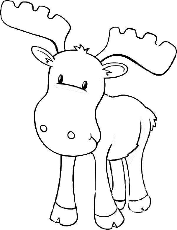 Schattige baby-eland