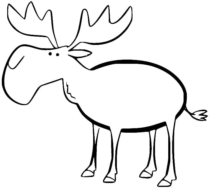 Schattige eland